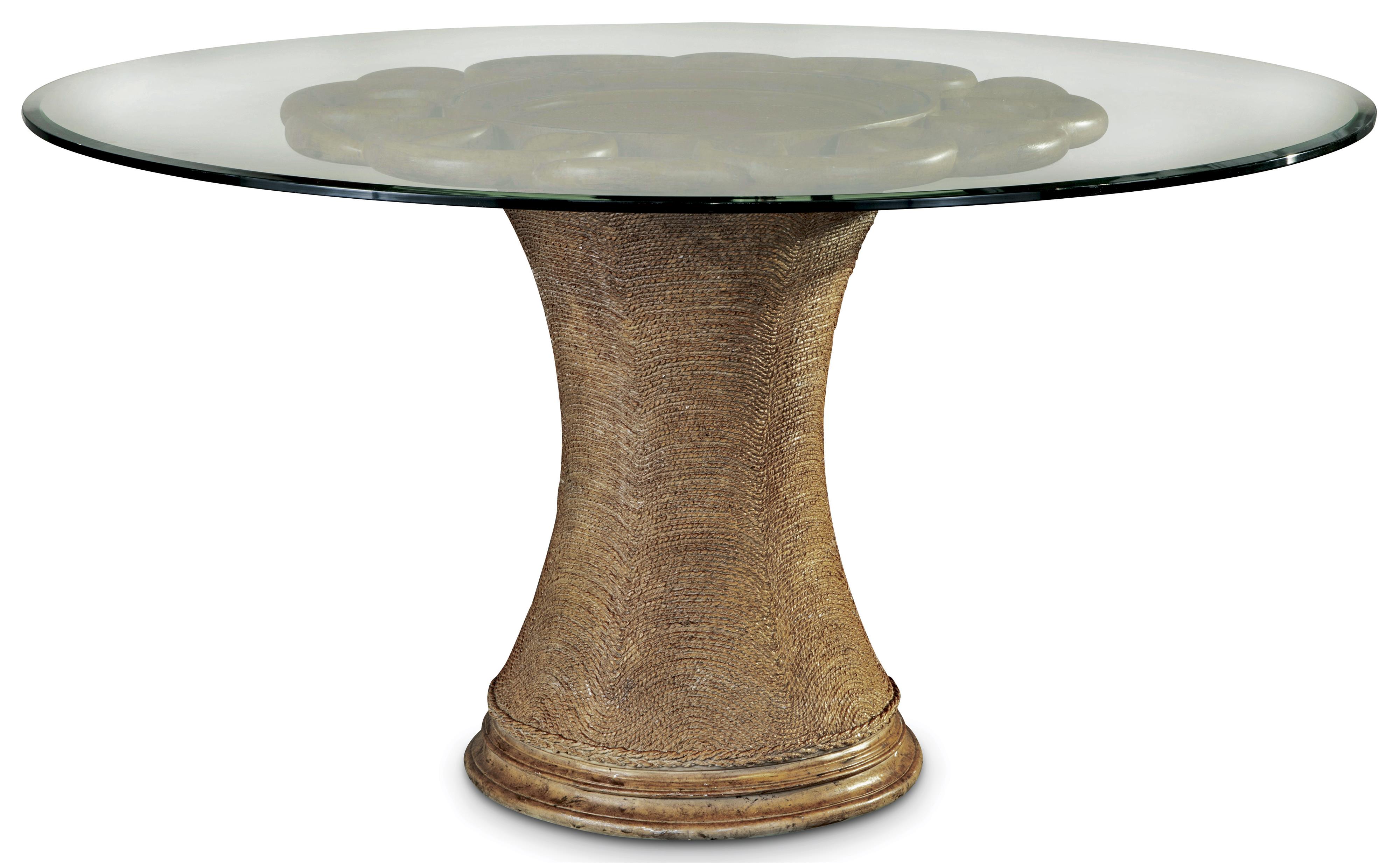 60 Inch Round Dining Table with Glass Top and Pedestal Base by ... 60 Inch Round Dining Table with Glass Top and Pedestal Base by ...